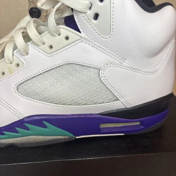 2013 Nike Air Jordan 5 Retro Grape 138027-108 Men's Size 12
